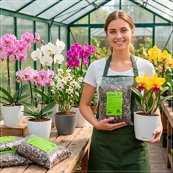 HML FLORA ORCHID — минеральный субстрат для орхидей